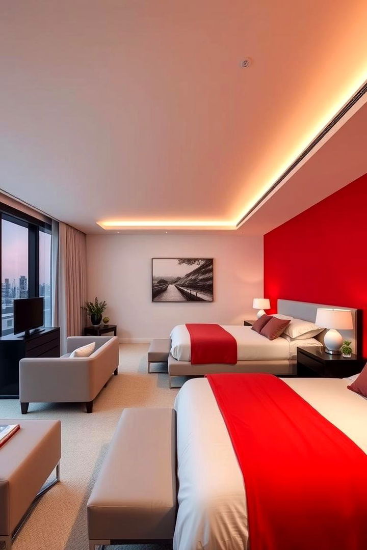 Bold Red Accent Walls - Passionate Red Bedroom Ideas for Bold Interiors