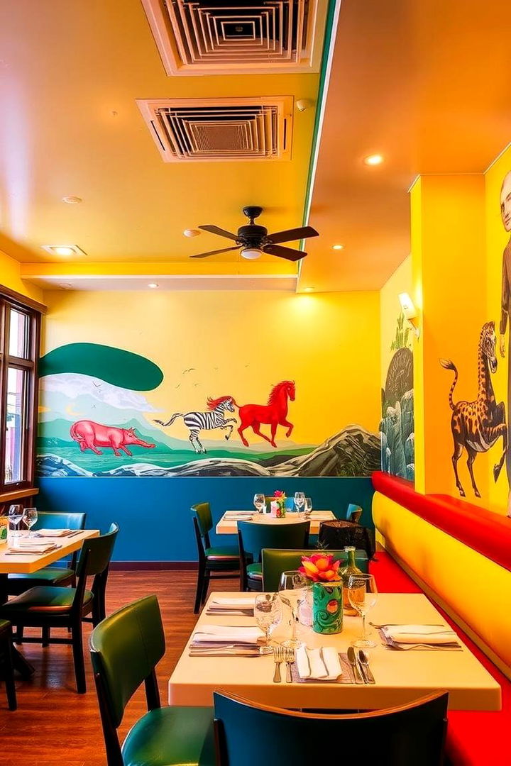 Bold and Vibrant Walls - Colorful Dining Room Inspirations: Bright & Bold Decor Tips