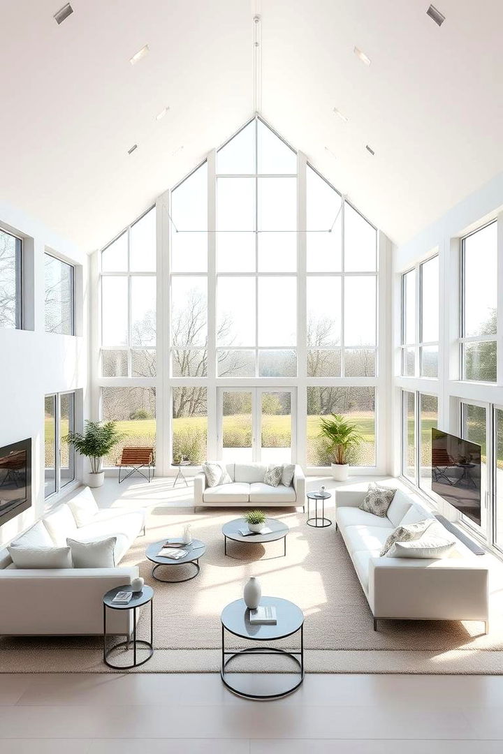 Bright and Airy Designs - Open Concept Vaulted Ceiling Living Room Ideas