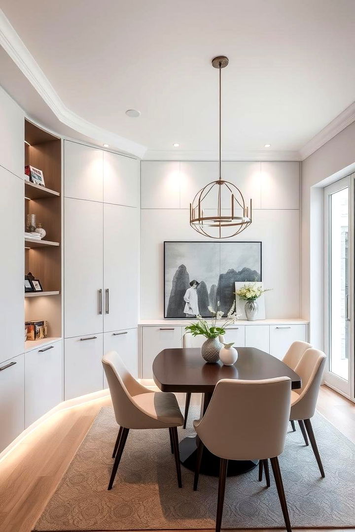 Built In Cabinets for Seamless Aesthetics - Dining Room Storage Ideas for Clutter-Free Living