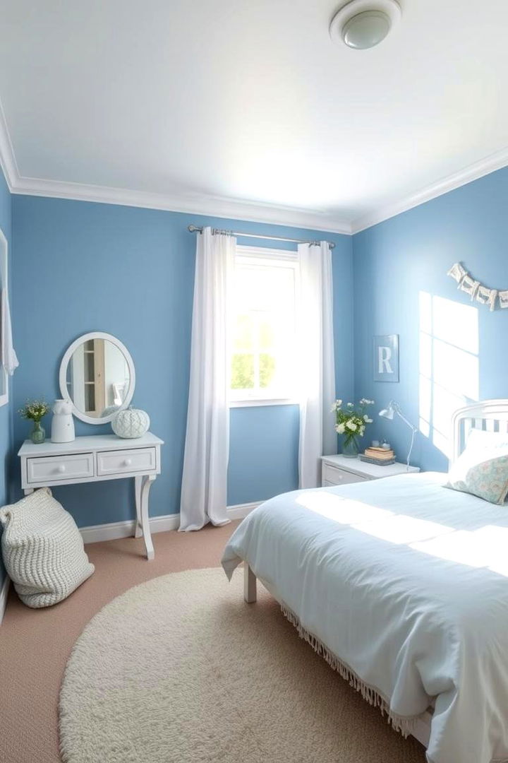 Calming Blue Ambiance - Girls Blue Bedroom Ideas for Serene and Playful Spaces