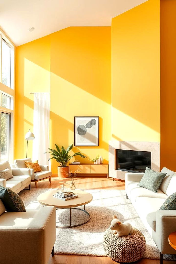 Cheerful Sunny Yellow - Sunroom Color Schemes for Bright & Airy Spaces