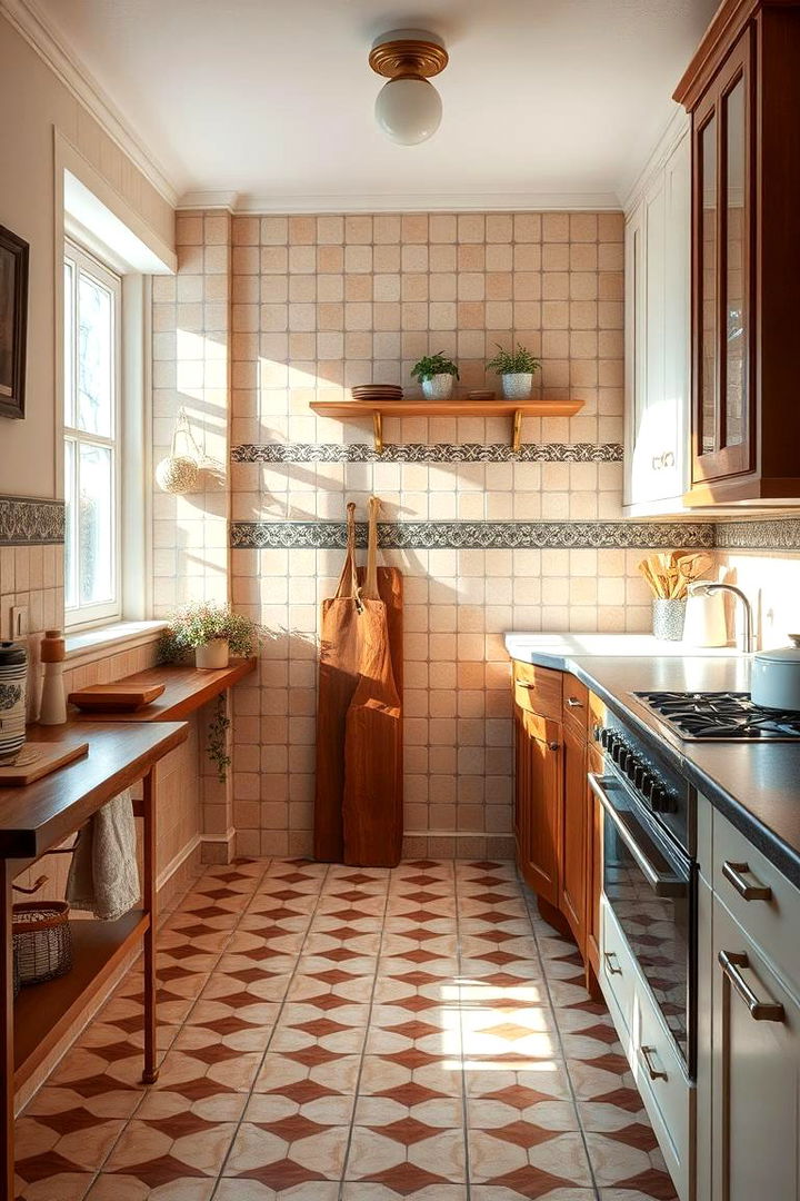 Classic Ceramic Tile Splashback - Creative Kitchen Splashback Ideas for Stylish Protection