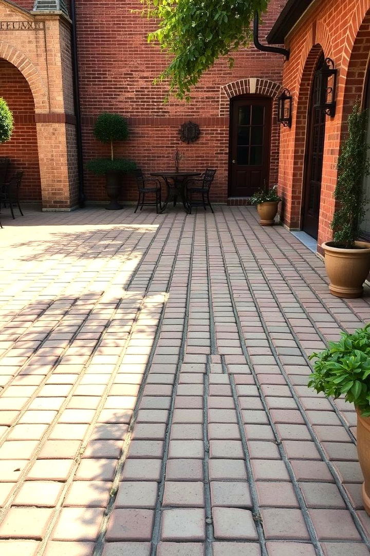 Classic Cobblestone Charm - Brick Patio Designs to Transform Your Outdoor Space