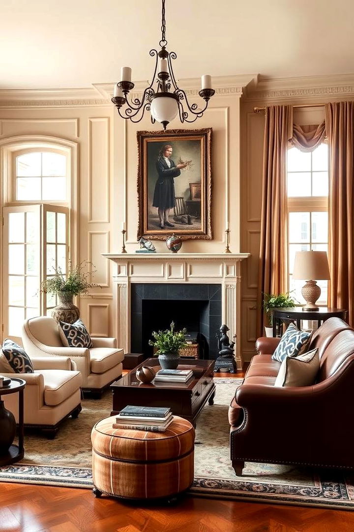 Classic Colonial Color Palette - Colonial Living Room Ideas for Classic Comfort