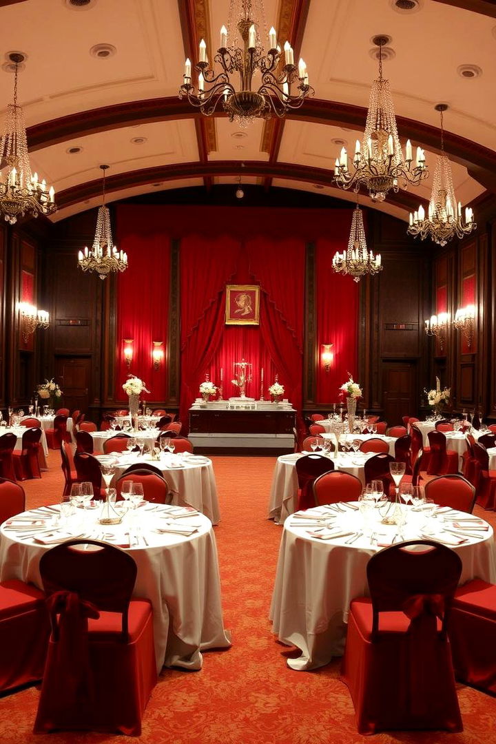 Classic Elegance - Red Wedding Theme Ideas for Bold Elegance