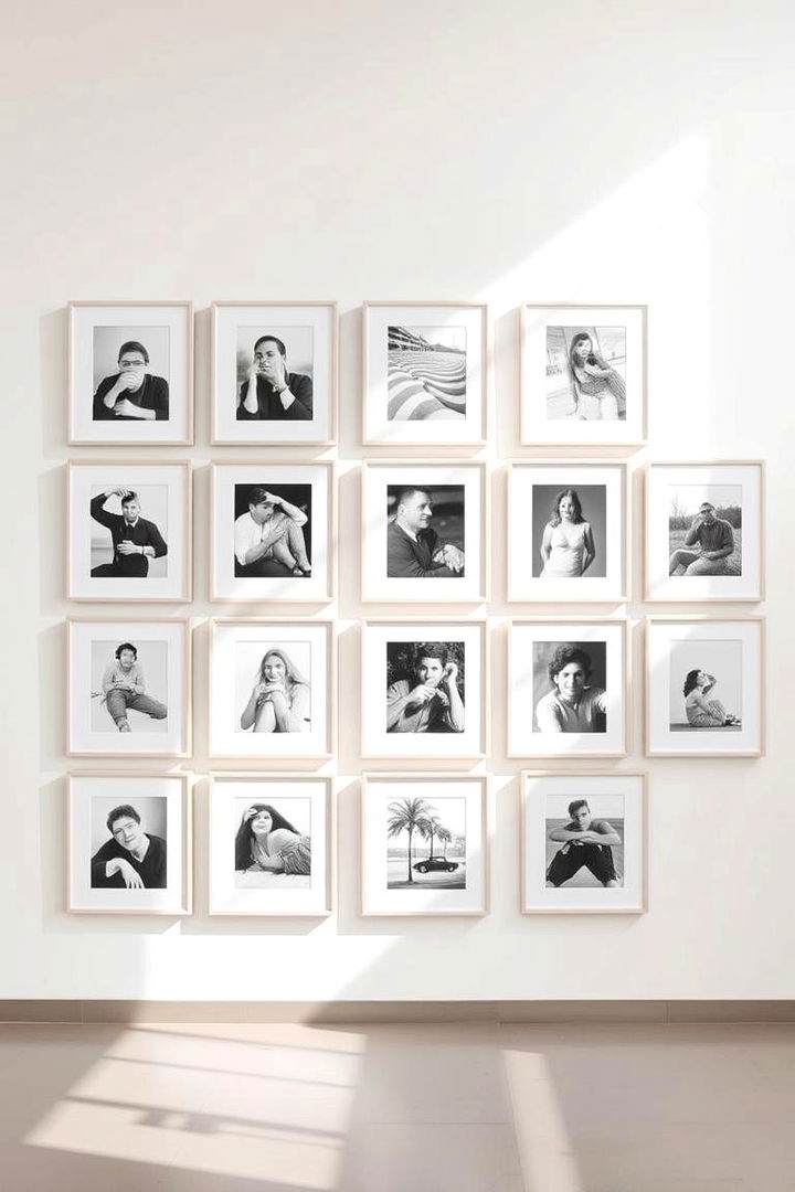 Classic Gallery Grid - Photo Wall Ideas to Display Memories Creatively