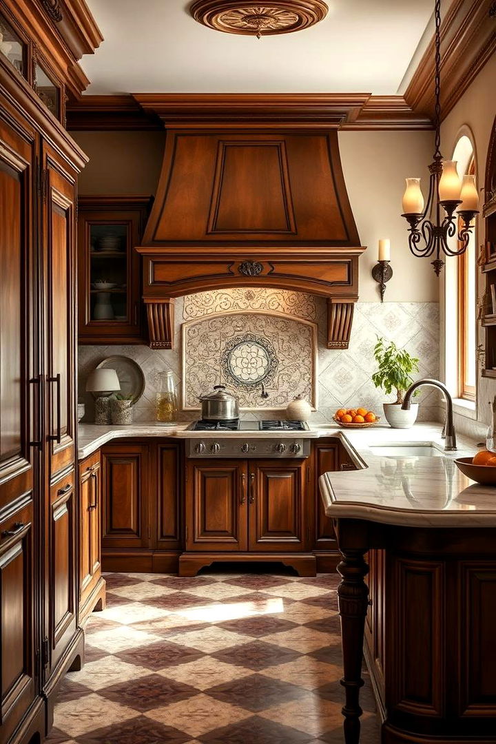 Classic Italian Elegance - Italian Kitchen Design Inspiration: Rustic Elegance & Function