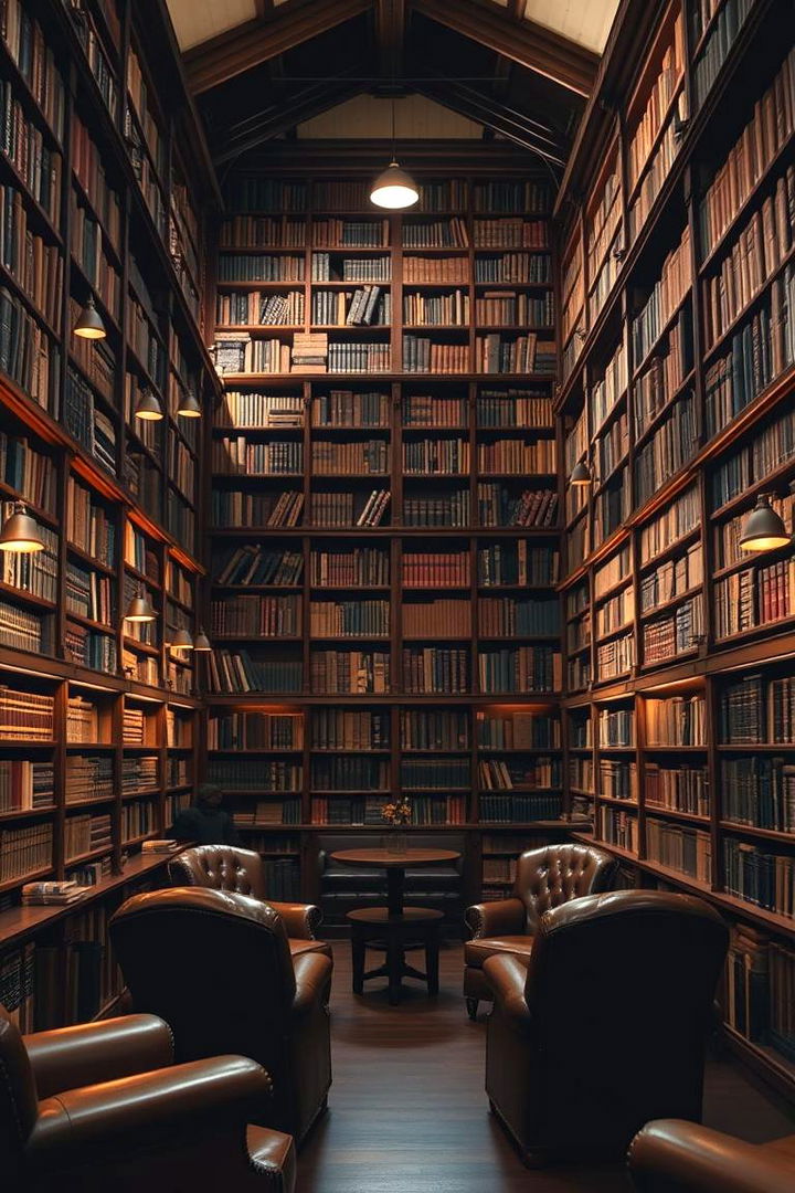 Classic Library Ambiance - Dark Academia Interior Ideas for Moody Elegance