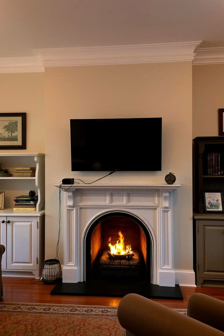 Classic Mounting Techniques - TV Over Fireplace Layouts: Style Meets Functionality