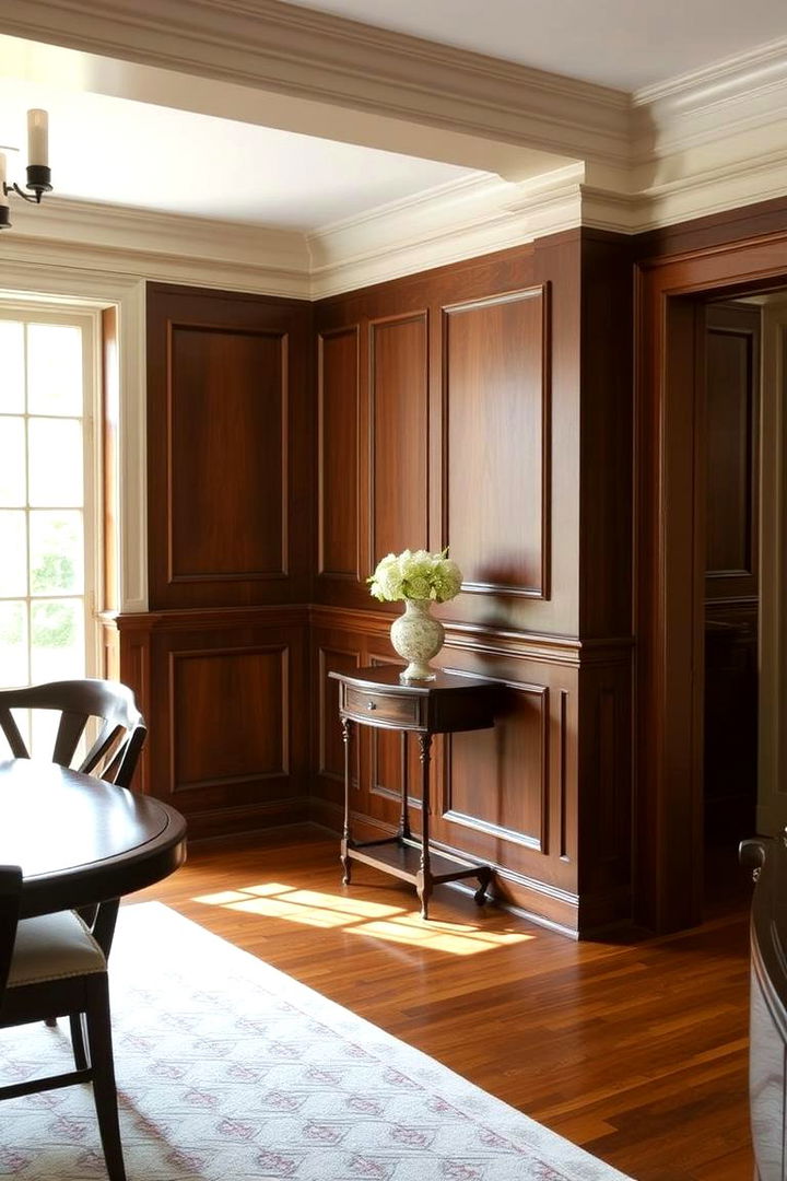 Classic Raised Panel Wainscoting - Wainscoting Ideas for an Elegant Dining Room