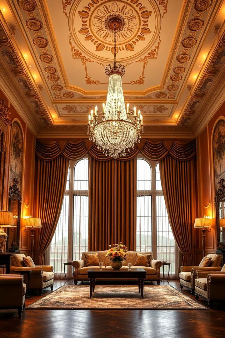 Classic Regal Elegance - Royal Living Room Design Ideas for Luxurious and Regal Spaces
