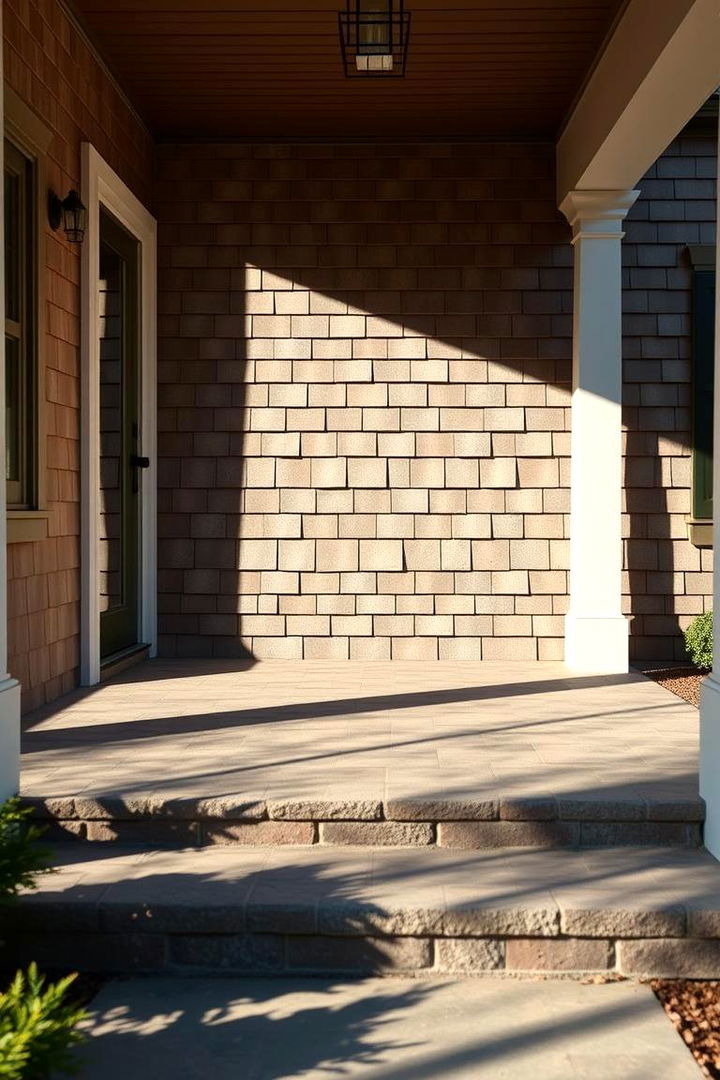 Classic Shingle Roof - Protective Front Porch Roof Ideas for Weatherproof Shelter