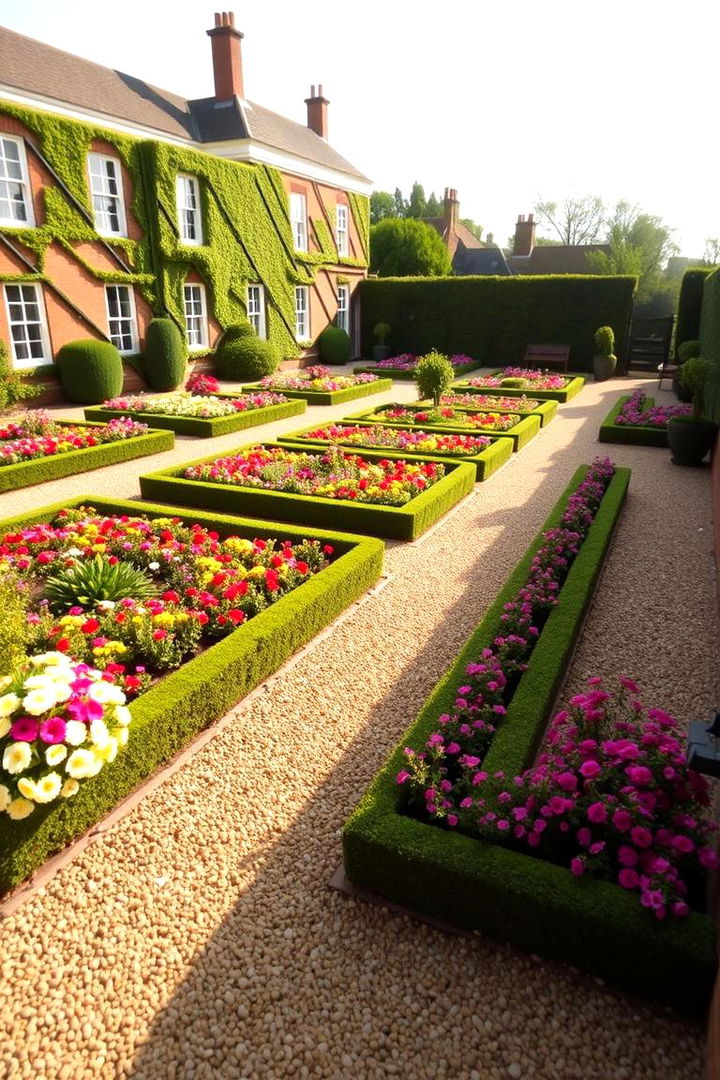 Classic Symmetry Designs - Parterre Garden Ideas for Symmetrical Outdoor Beauty