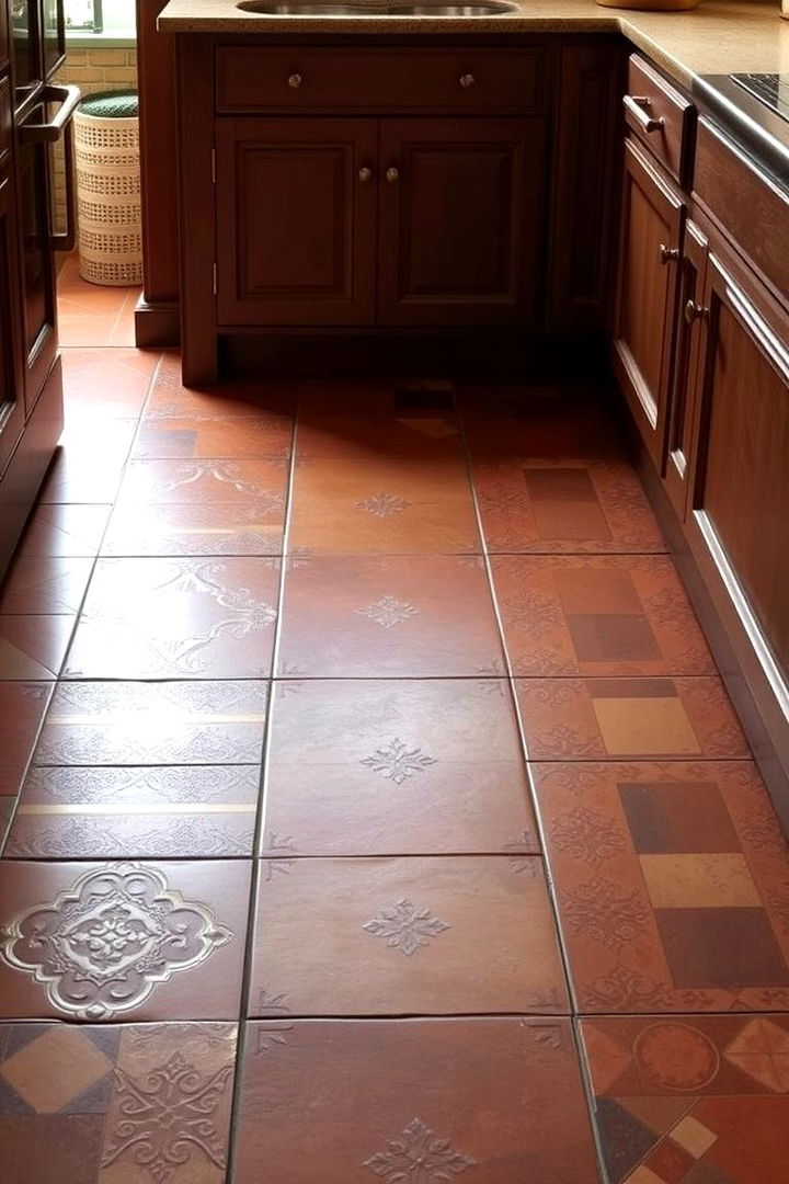 Classic Terracotta Elegance - Warm Terracotta Kitchen Floor Ideas for Rustic Charm