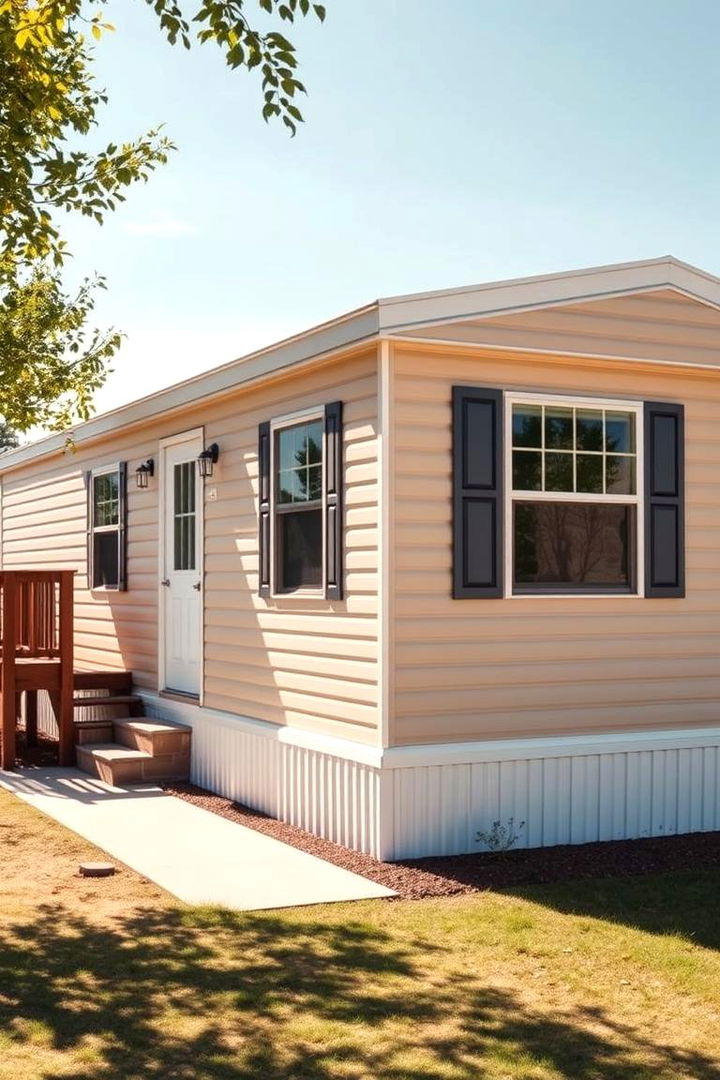 Classic Vinyl Siding Transformation - Mobile Home Siding Design Ideas to Boost Exterior Appeal
