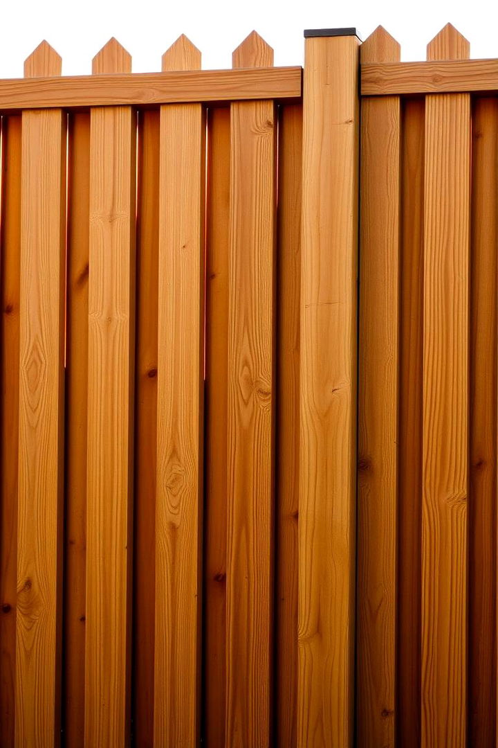 Classic Wooden Elegance - Board on Board Fence Ideas for Privacy and Style