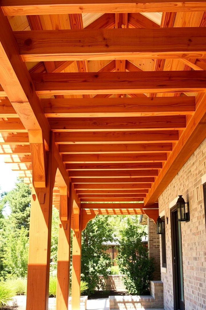 Classic Wooden Pergola Charm - Patio Pergola Design Ideas for Shade and Structure