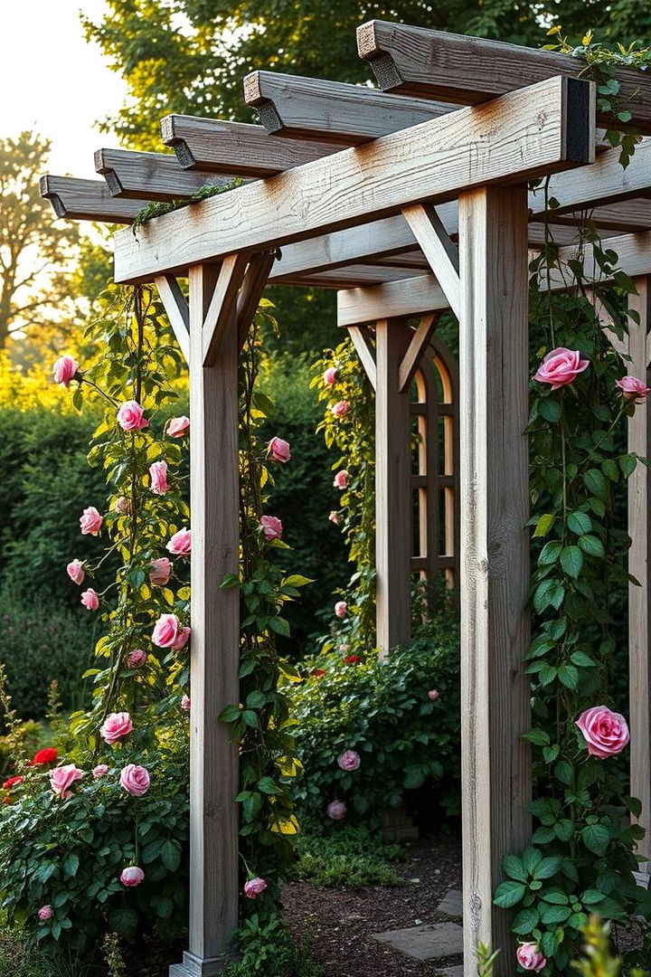Classic Wooden Trellis - Creative Trellis Ideas to Enhance Your Garden Design