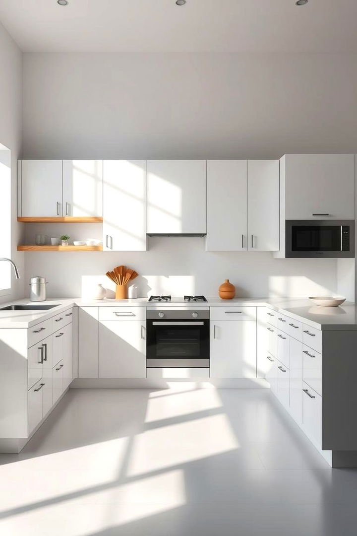 Clean Lines and Uncluttered Surfaces - Minimalist Kitchen Organization and Design Ideas for Efficiency