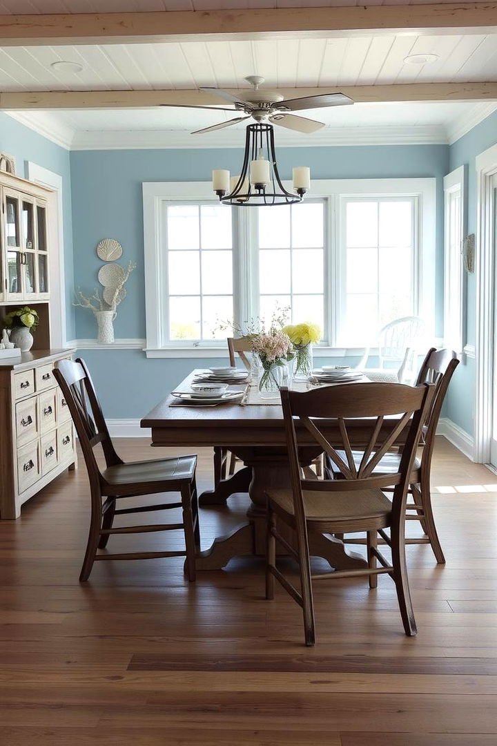 Coastal Blue Elegance - Blue Dining Room Ideas for Elegant Entertaining Spaces