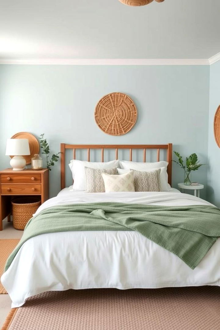 Coastal Calm Ocean Inspired Ambiance - Blue and Green Bedroom Ideas for Calm Vibes