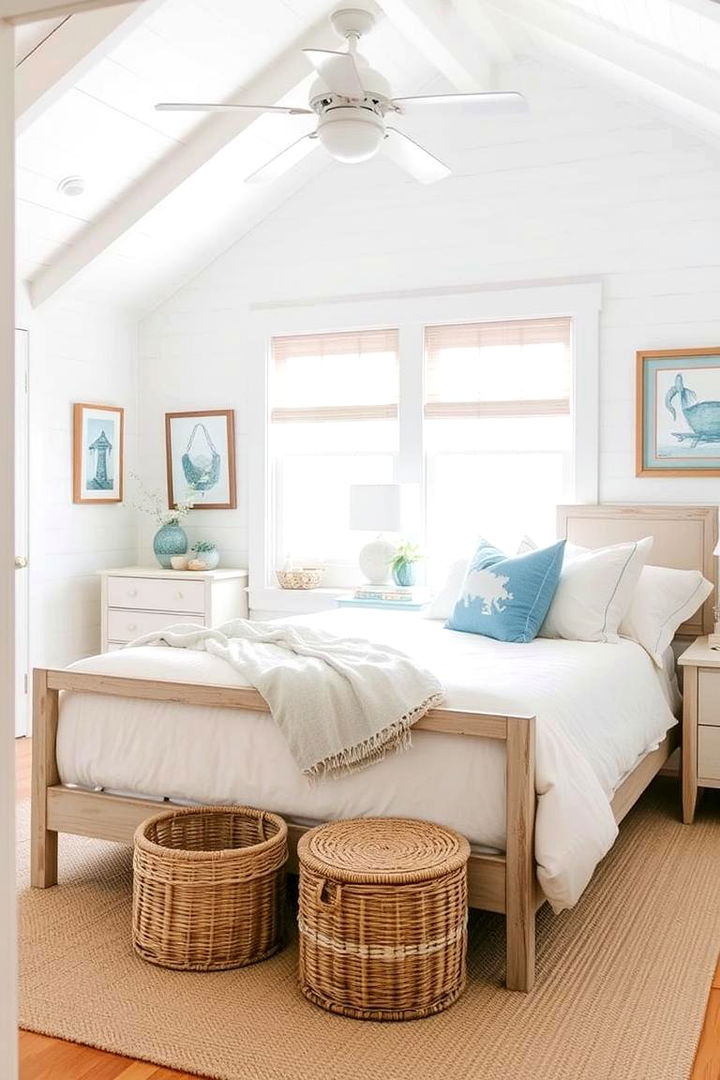 Coastal Charm Haven - Charming Cape Cod Upstairs Bedroom Design Inspirations