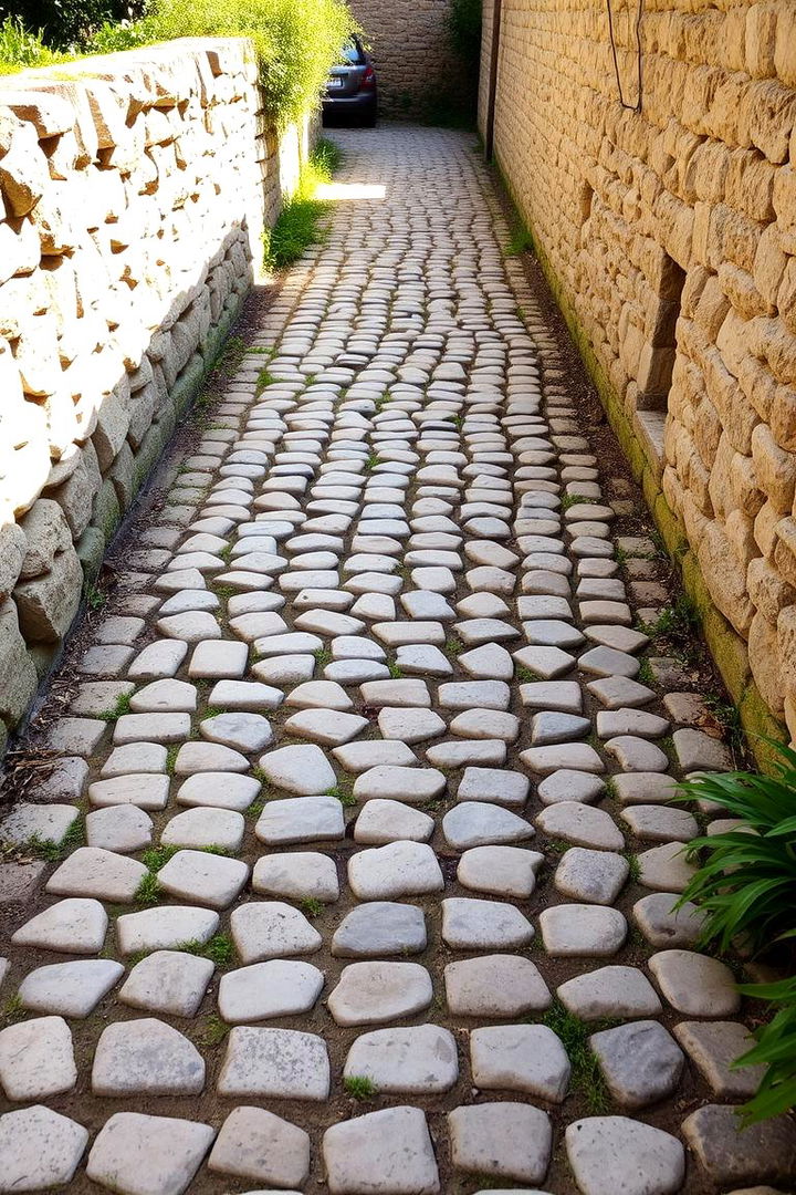 Cobbled Stone Garden Path - Charming Garden Path Ideas to Guide Your Landscape