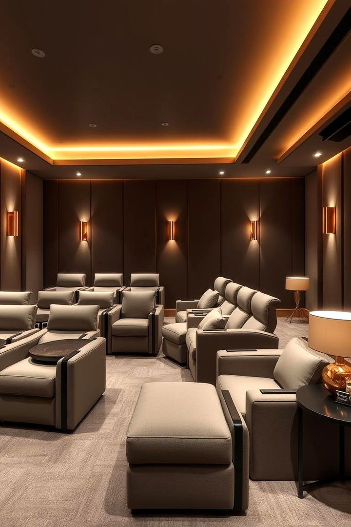 Comfortable Seating - Home Theater Design Concepts for Cinema-Like Experiences