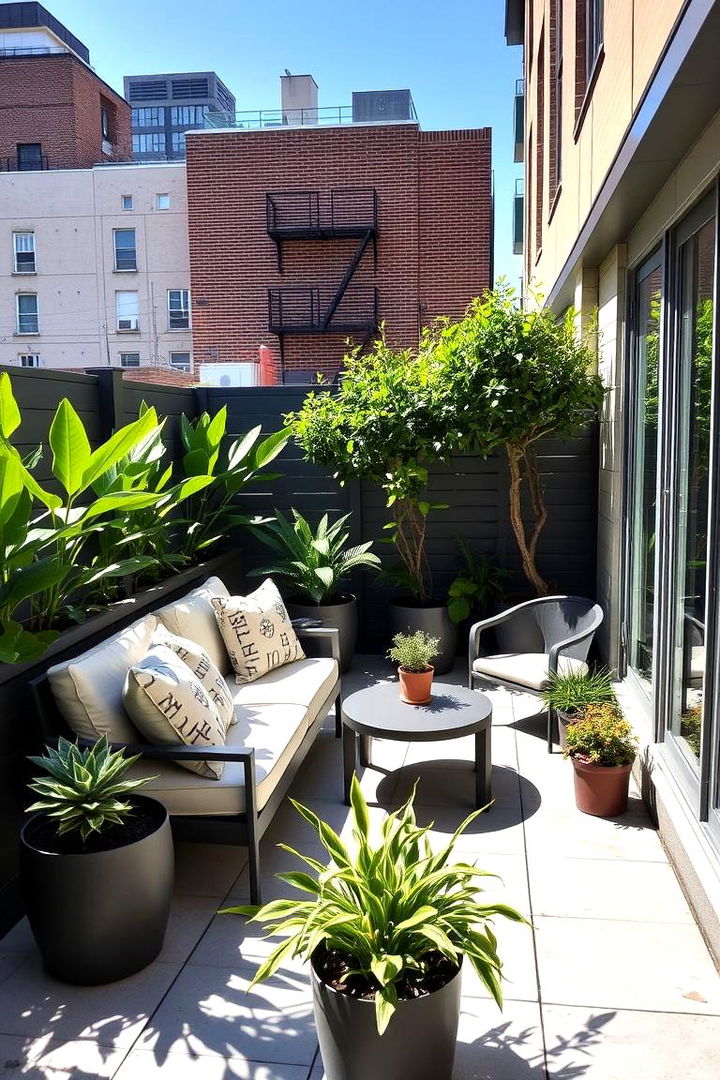Compact Urban Oasis - Innovative Corner Patio Ideas to Maximize Outdoor Relaxation