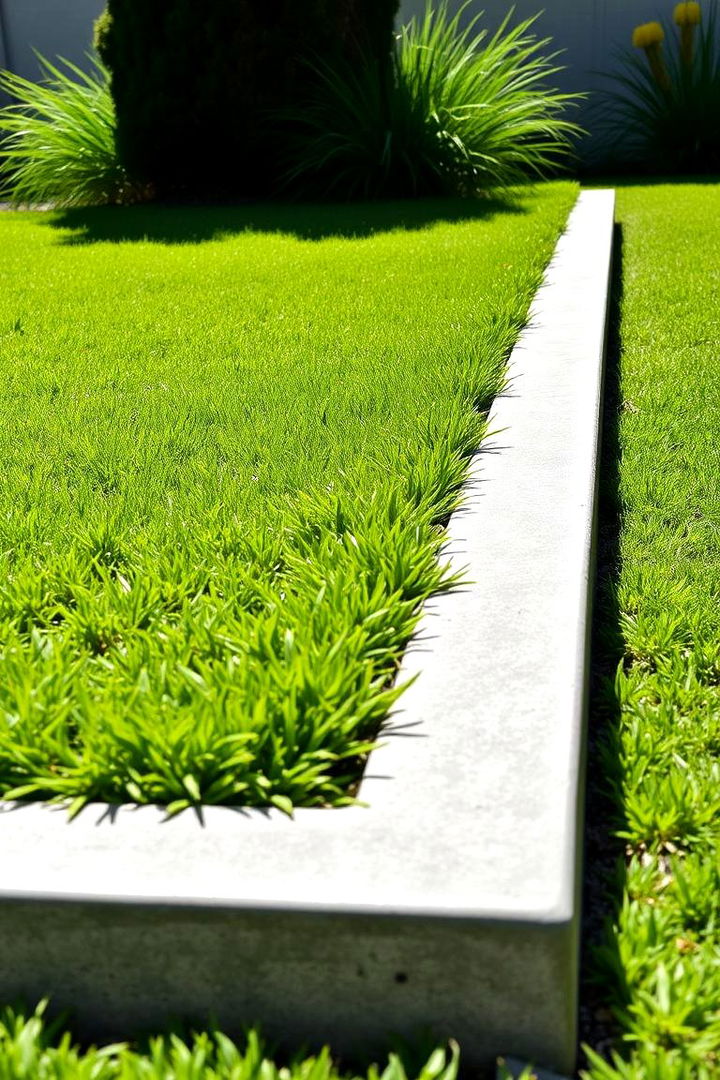 Contemporary Concrete Borders - Modern Garden Edging Ideas for Defined Landscapes