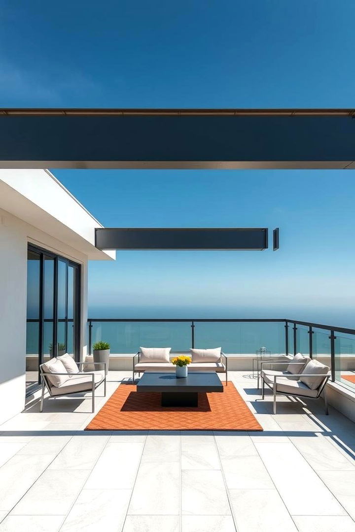 Contemporary Flat Roof Deck - Deck Roof Ideas for Shaded Outdoor Enjoyment Year-Round
