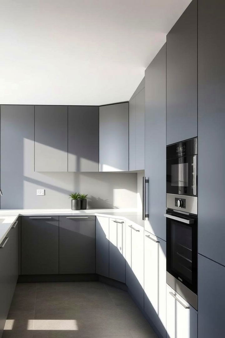 Contemporary Minimalism in Gray Kitchens - Gray Kitchen Design Ideas for Timeless Elegance