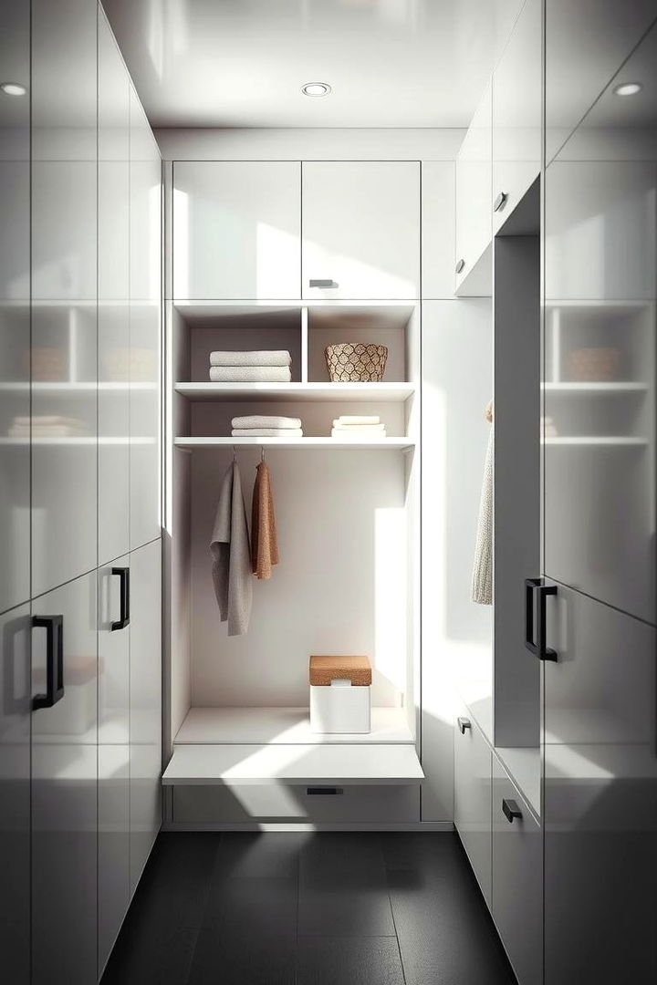 Contemporary Minimalist Design - Creative Locker Decor Ideas for Organized Spaces