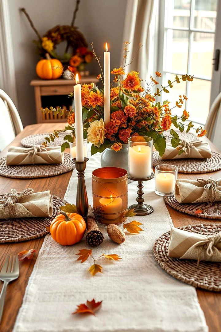 Cozy Autumn Table Settings - Friendsgiving Decor Ideas for Festive Gatherings
