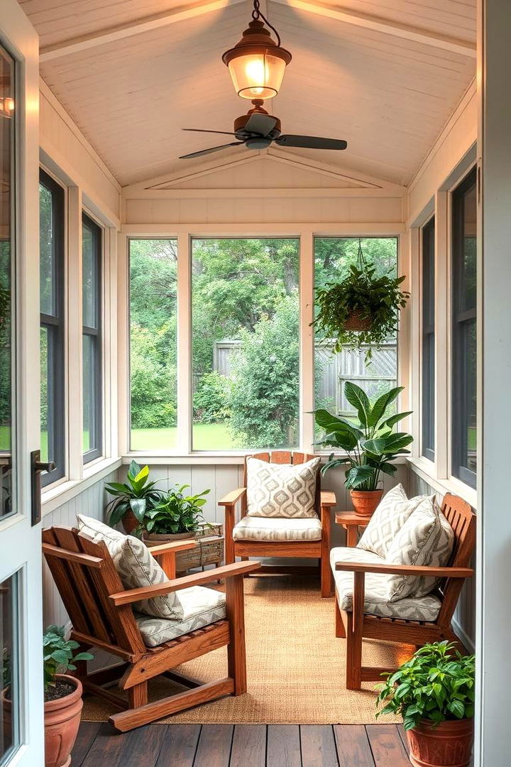 Cozy Corner Retreat - Screened-in Porch Ideas for Year-Round Outdoor Enjoyment