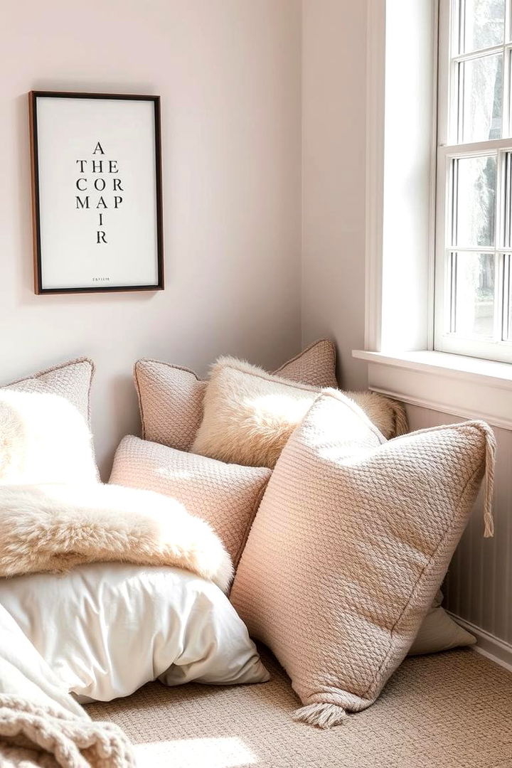 Cozy Cushion Retreat - Bed Nook Ideas: Cozy Sleeping Spaces in Any Room