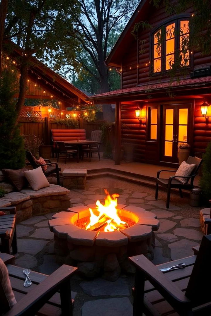 Cozy Fire Pit Paradise - Small Backyard Patio Ideas for Relaxing Outdoor Retreats