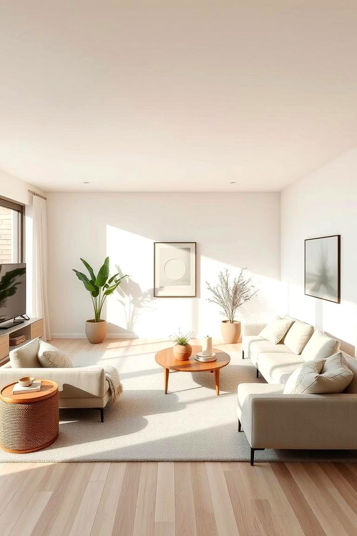 Cozy Minimalist Ambiance - Simple Living Room Ideas for Cozy & Inviting Spaces