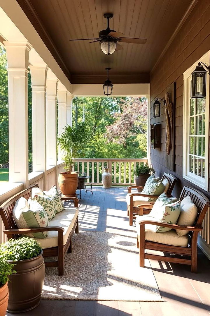 Cozy Outdoor Seating - Mobile Home Porch Design Ideas for Cozy Outdoor Relaxation