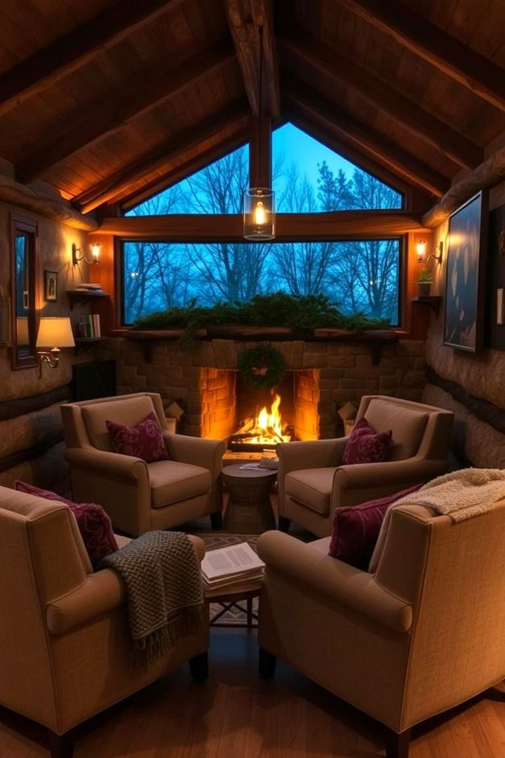 Cozy Reading Retreat - Fireplace Chair Arrangements for Cozy Living Rooms