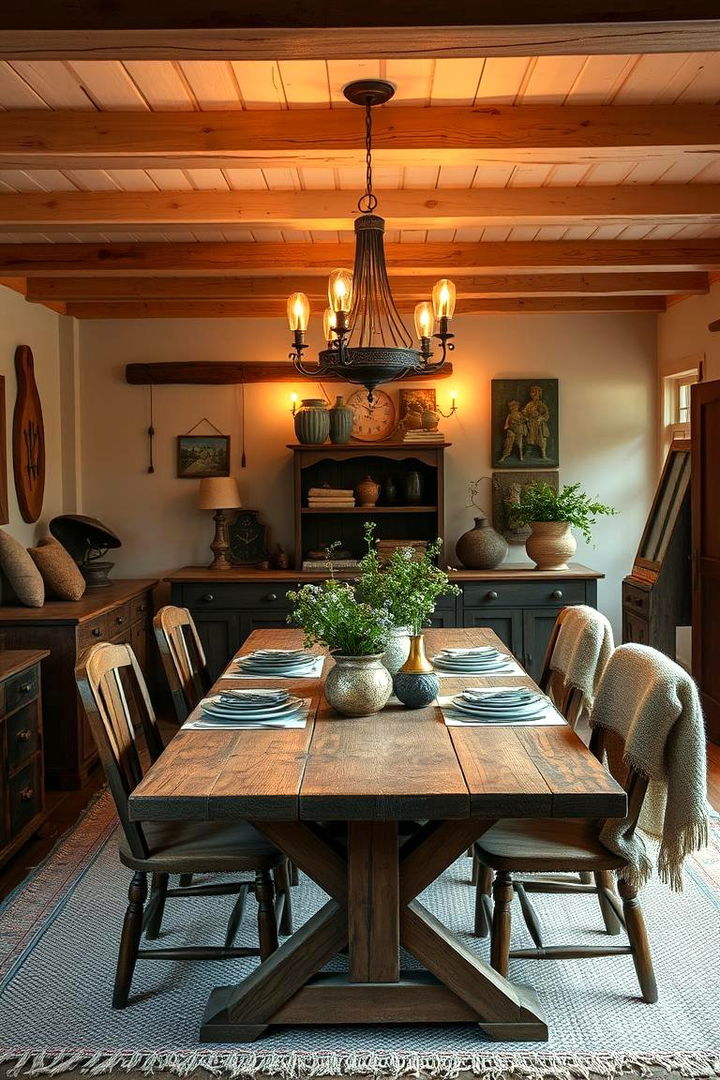 Cozy Rustic Ambiance - Modern Farmhouse Dining Room Designs to Inspire