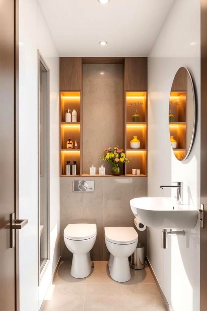 Creative Layout Optimization - Space-Saving Hallway Bathroom Design Concepts