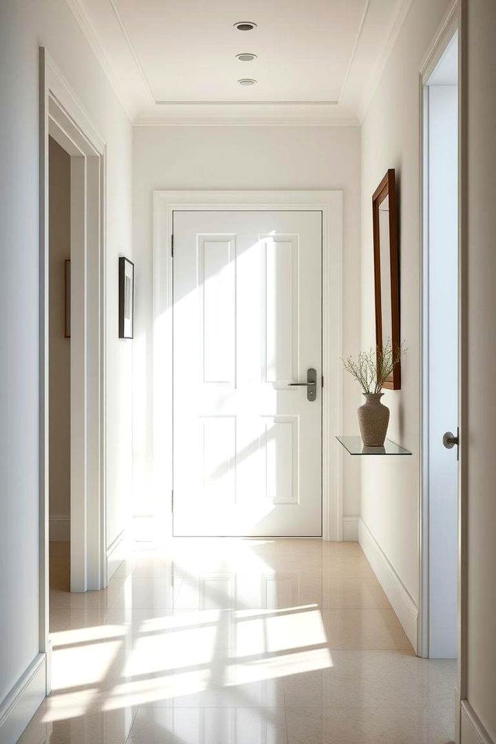 Crisp White Elegance - Interior Door Color Ideas to Elevate Your Home's Character
