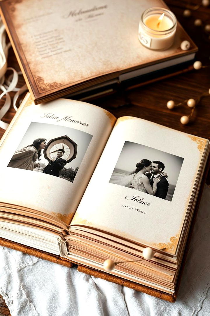 Custom Photo Album Keepsake - Personalized Wedding Gift Ideas for Unique & Memorable Presents