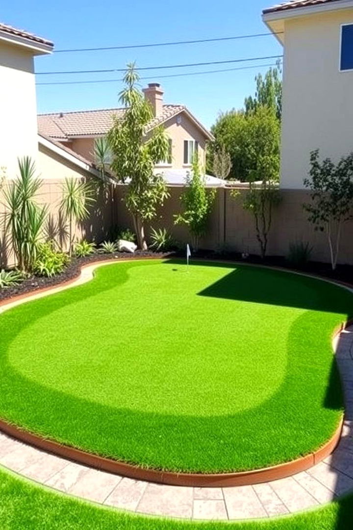 DIY Artificial Turf Putting Green - Backyard Putting Green Ideas for Golf Lovers