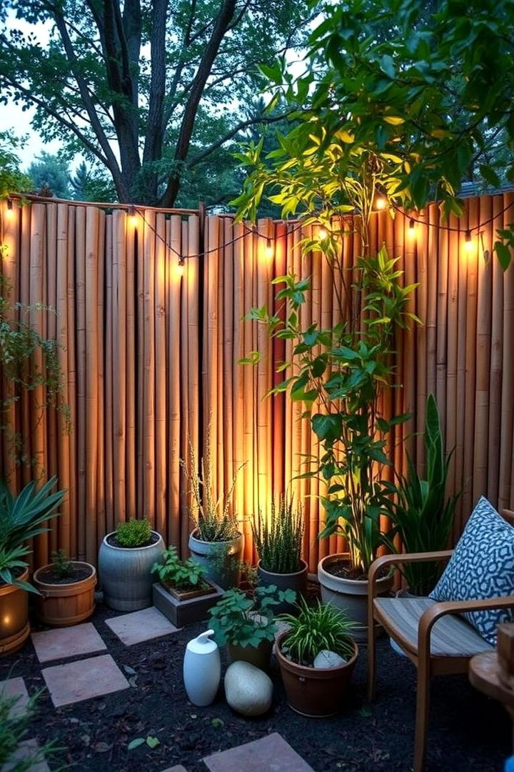 DIY Bamboo Fencing - Cheap Ways to Block Neighbors View for Privacy