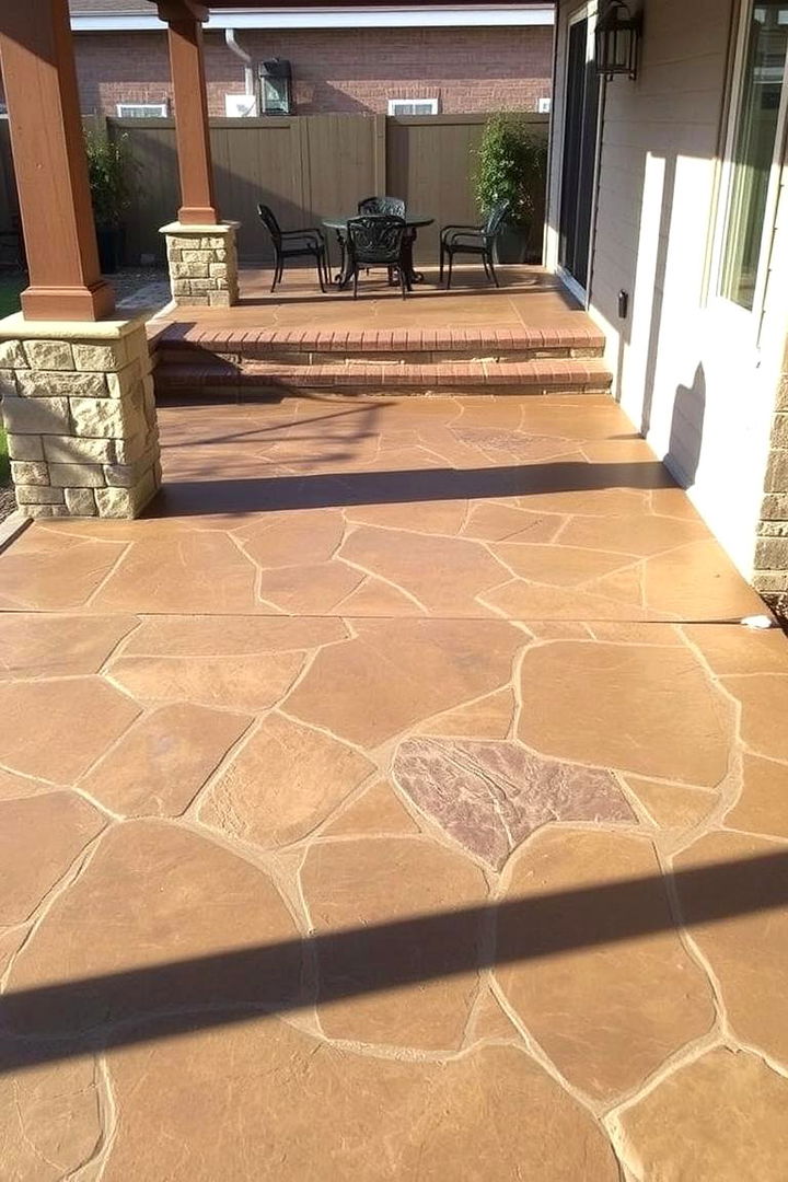 DIY Stamped Concrete Patterns - Budget-Friendly Concrete Patio Ideas for Outdoor Spaces