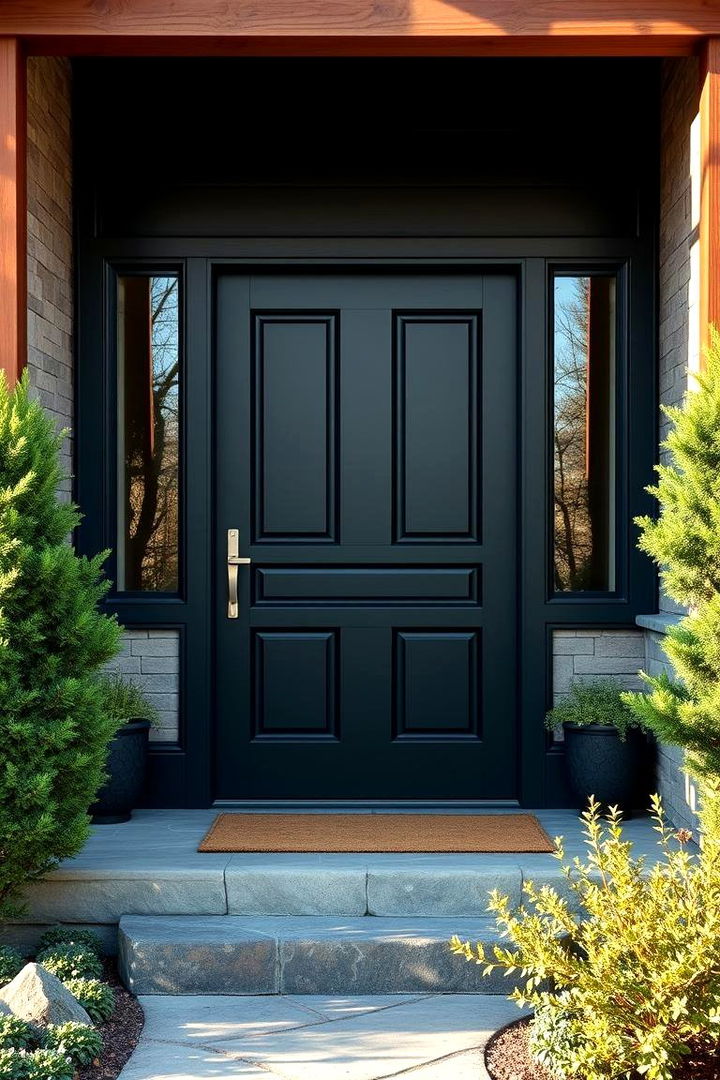 Dark Green Entry Door Charm - Dark Green Exterior Ideas to Elevate Your Home's Look