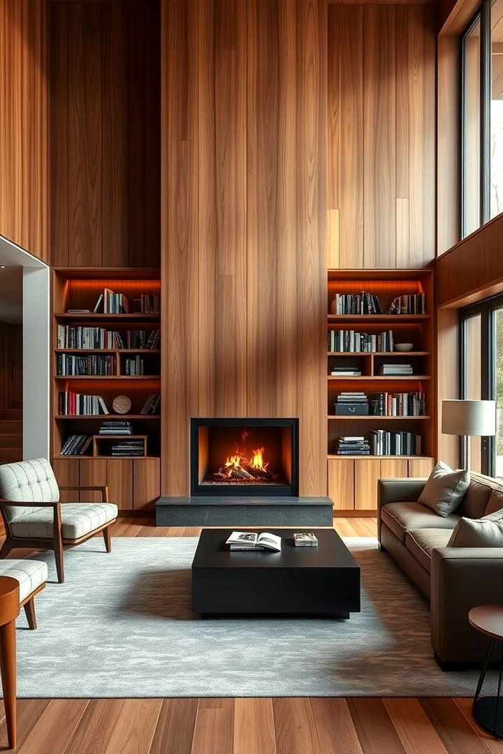 Design Harmony - Fireplace with Bookshelves Ideas for Cozy Literary Vibes
